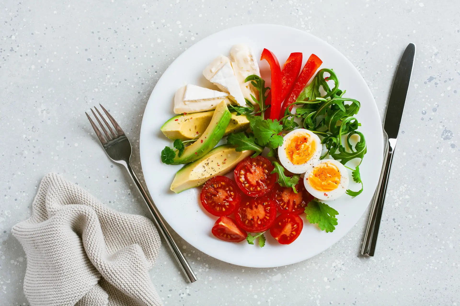 A keto breakfast.